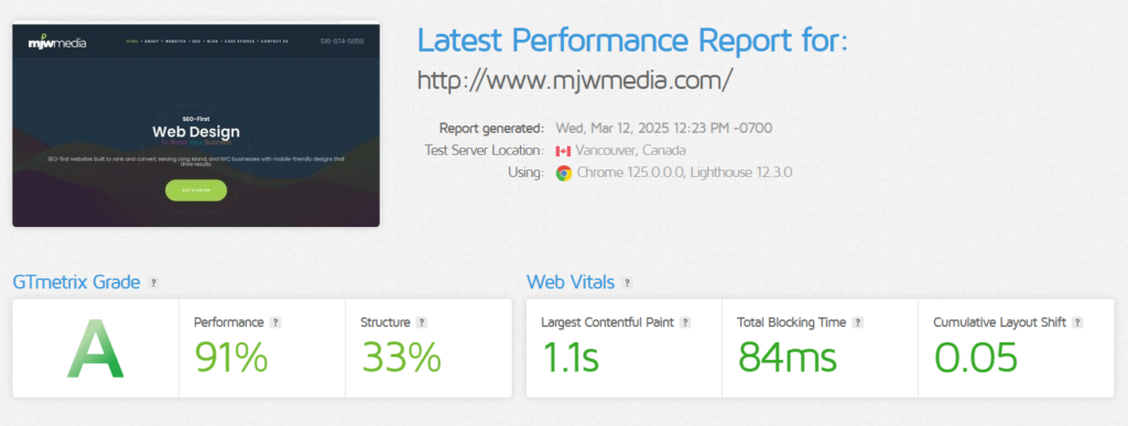 Page load speed-long-island-nyc-web-design