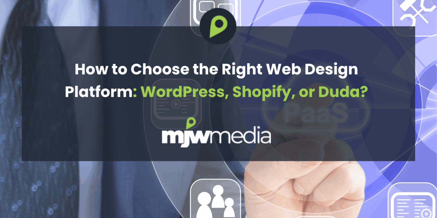 How to choose the right web design platform: wordpress, shopify, or duda?