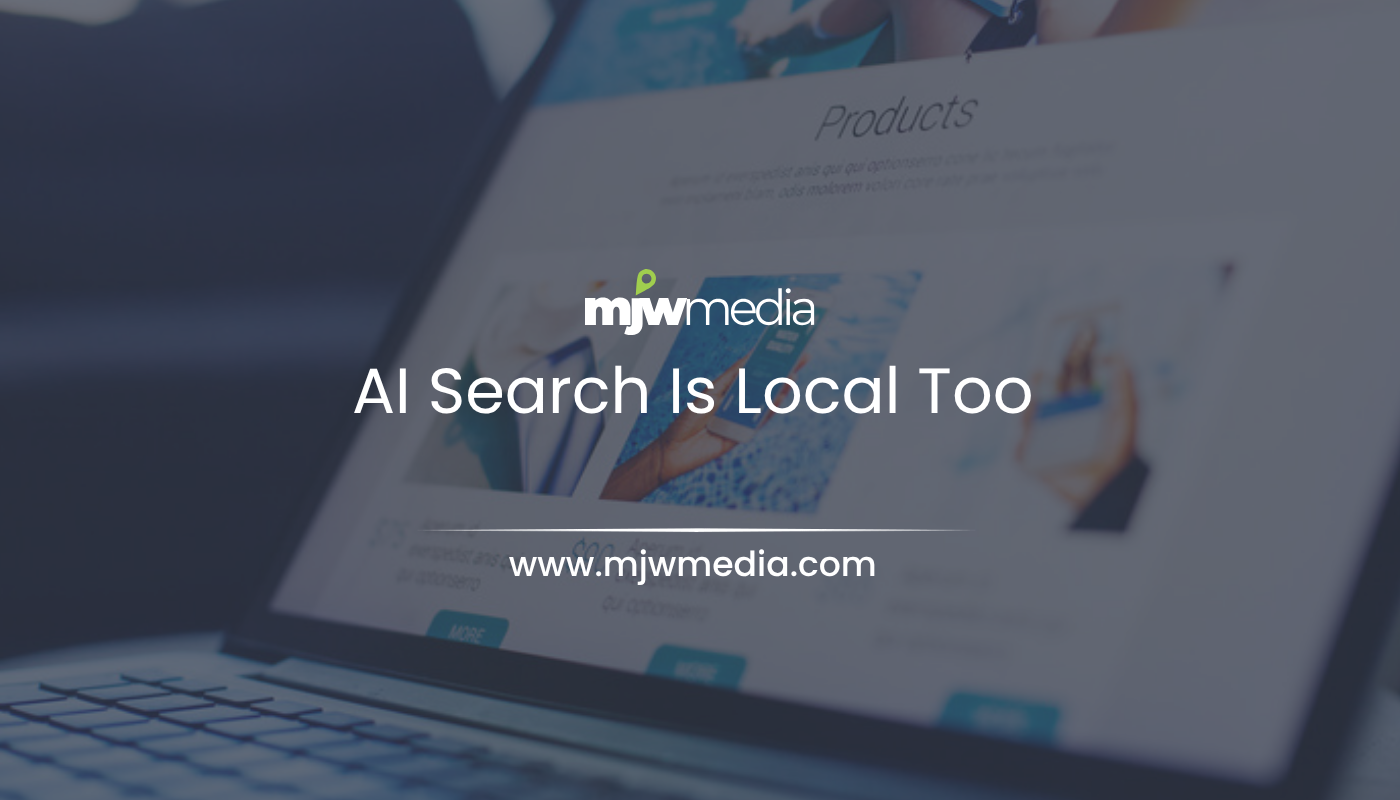 Web design & seo servicing long island businesses for 15+ years 57 Local business owner appearing in a near me ai search recommendation, mjw media local ai search guide