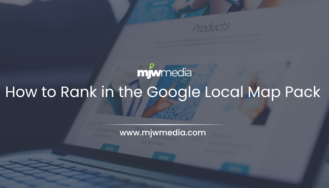 Local business owner reviewing google local map pack rankings with mjw media local seo guidance