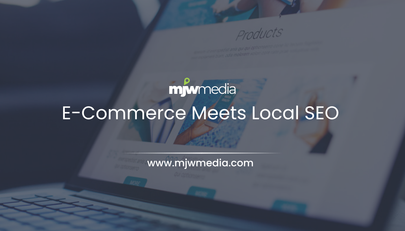 Long island business owner managing an online store that blends e-commerce with local seo, mjw media